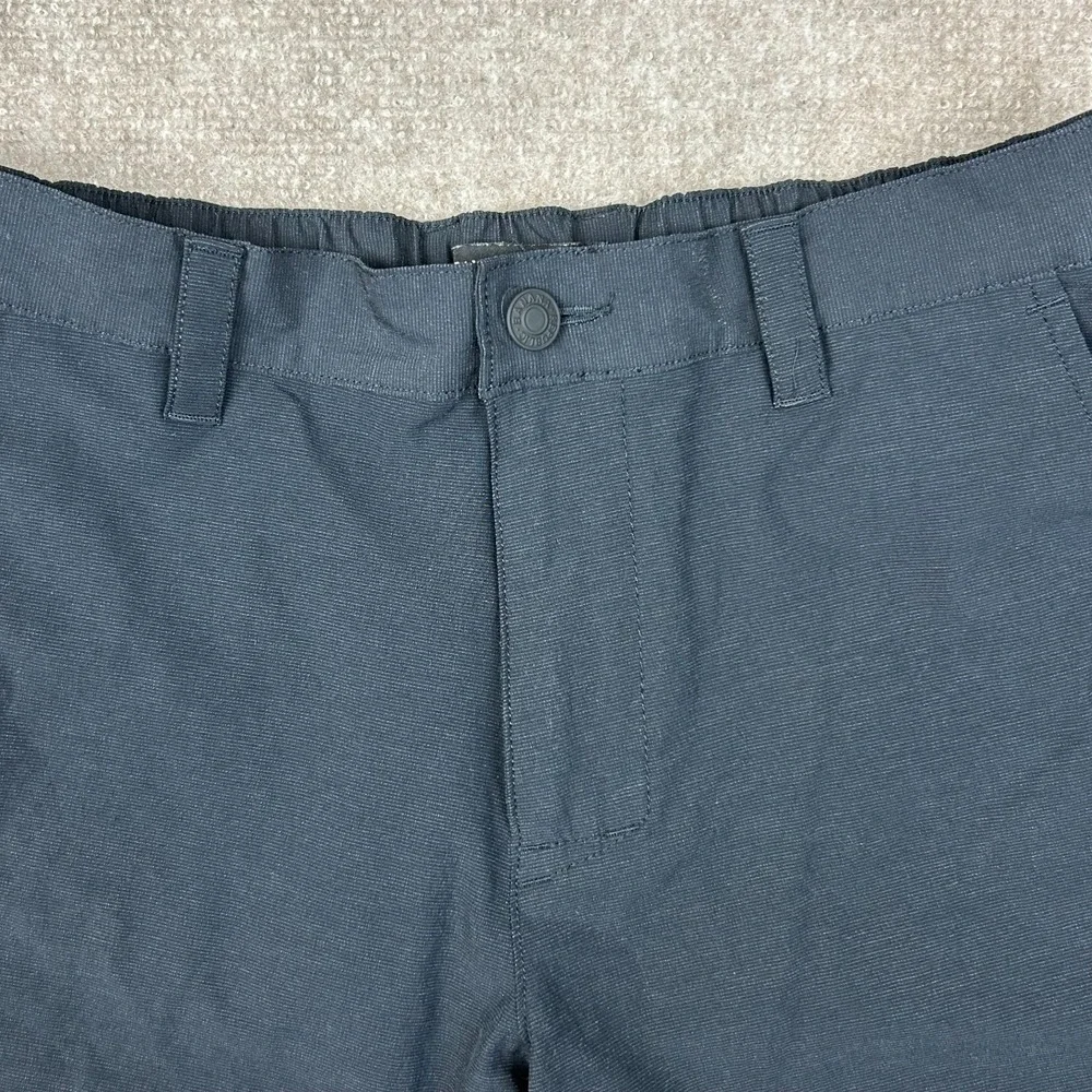 Banana Republic Chino Shorts Mens 32 Navy Slash Pocket Comfort Waistband Golf